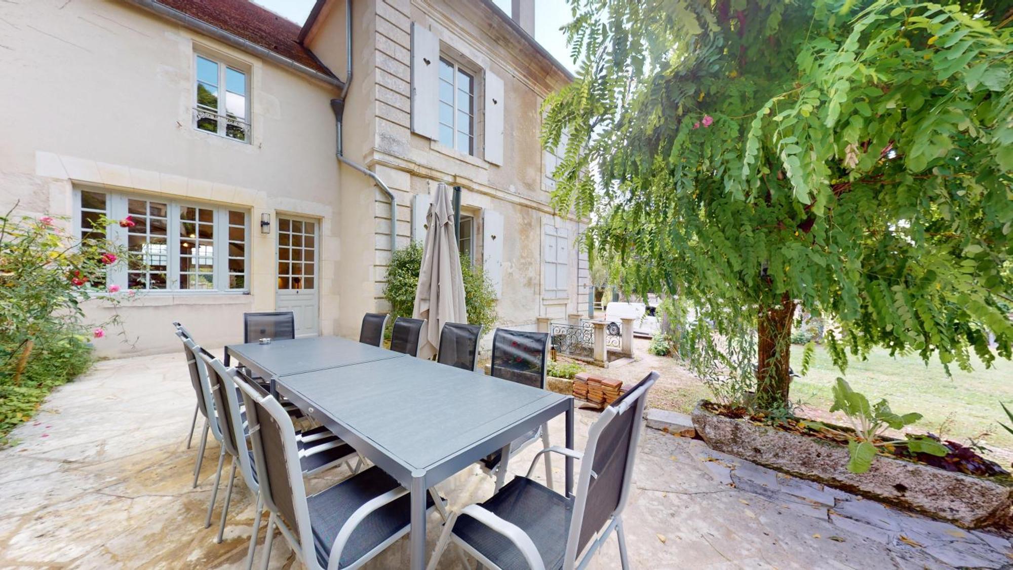 Gite Chateau Du Colombier - Piscine Chauffee Vila Mailly-le-Château Exterior foto