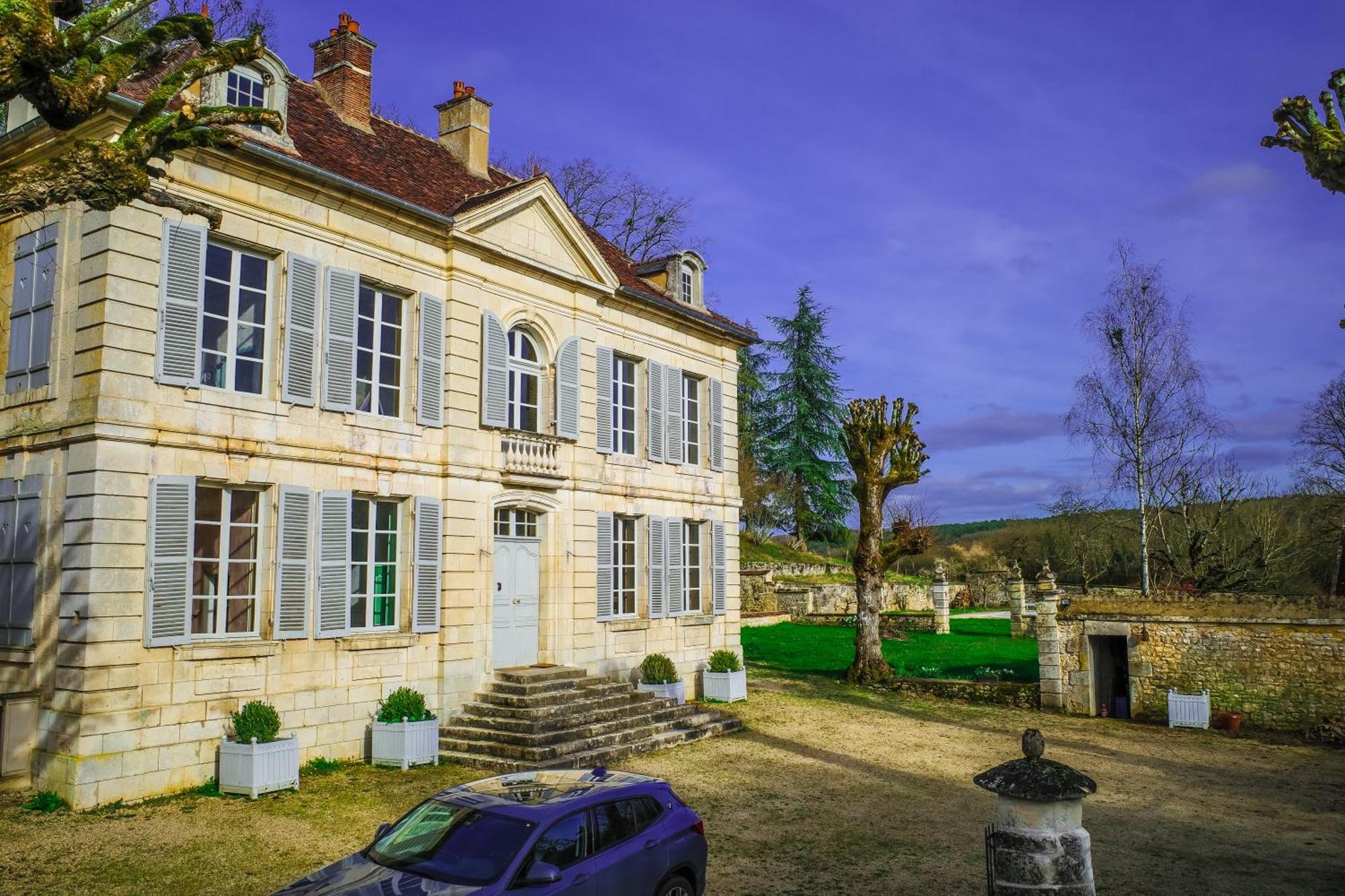 Gite Chateau Du Colombier - Piscine Chauffee Vila Mailly-le-Château Exterior foto